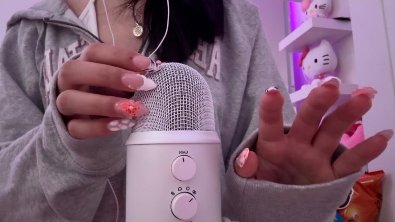 asmr tingly mic scratching 