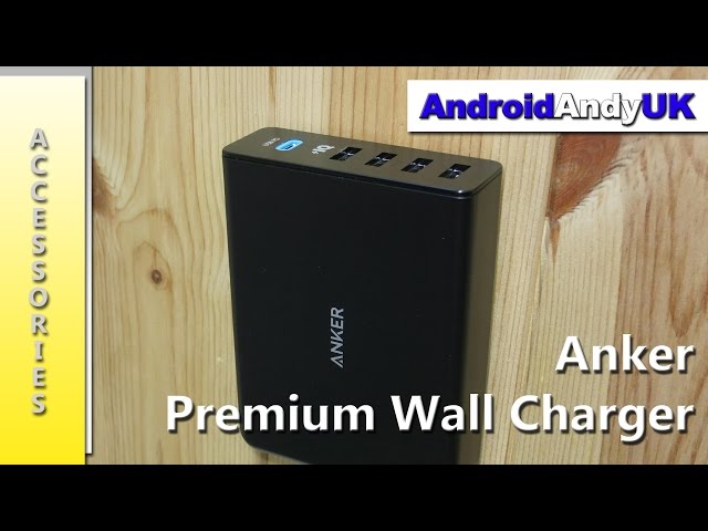 Anker Premium 60W USB Wall Charger PowerPort+ 5 USB-C Review