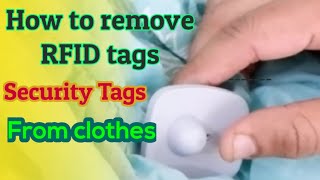 how to remove a security tag from clothing at home | 3 आसान तरीके