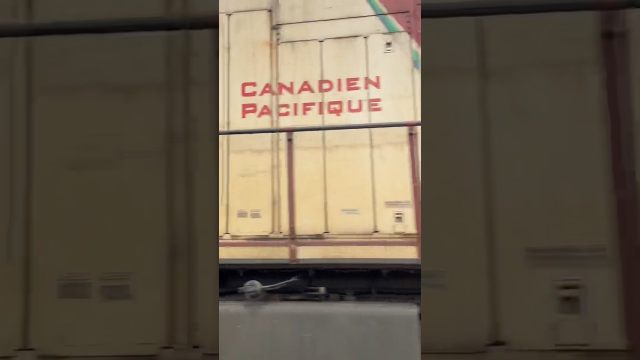 Ex Olympics unit CP 8876 trail second on a fast CPKC 135-02 Westbound! (1/2/2024) 