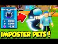 I Got The BEST SECRET IMPOSTER PET In Tapping Gods AMONG US UPDATE! (Roblox)