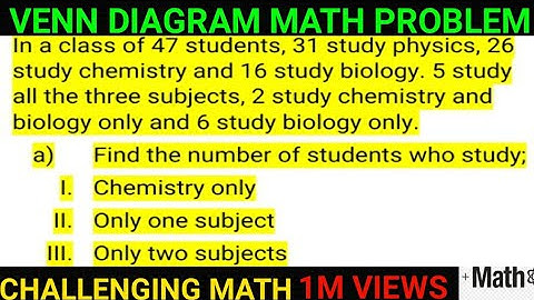 How to solve word problem with Venn diagram. PART 1