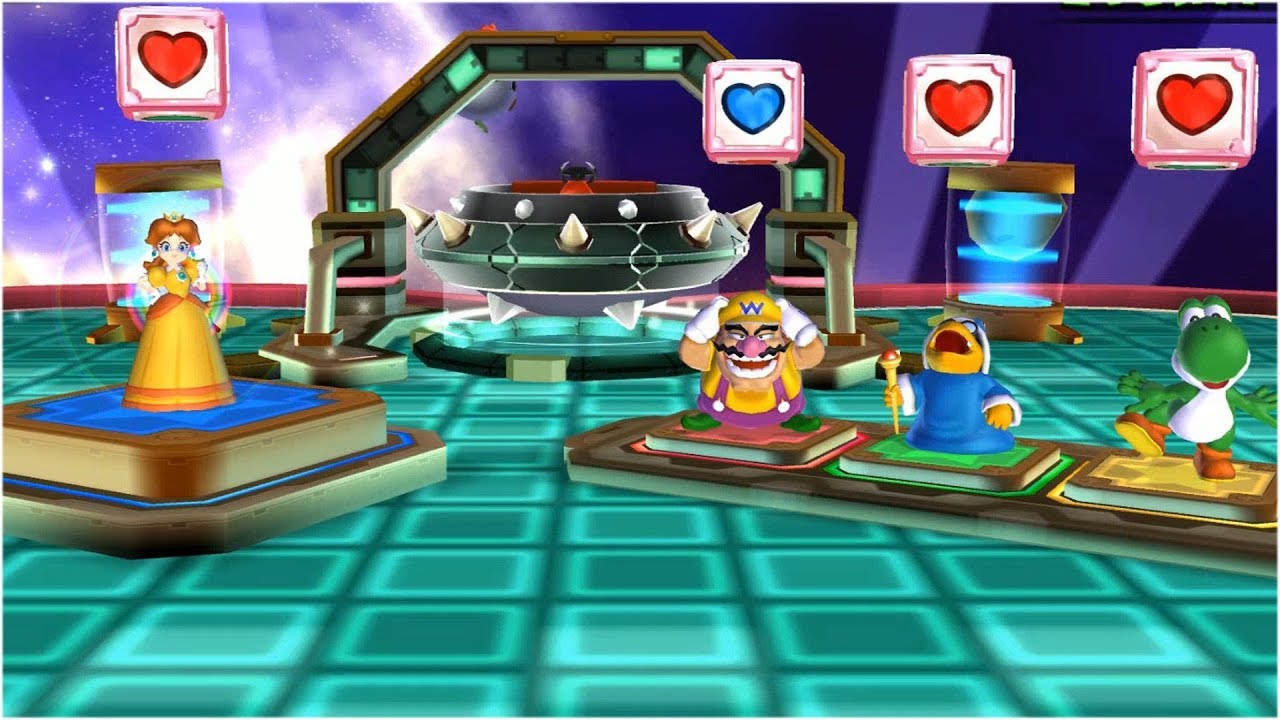 Mario Party 9 Bowser Station - Daisy vs Wario vs Kamek vs Yoshi Gameplay | MARIOGAMINGHUB