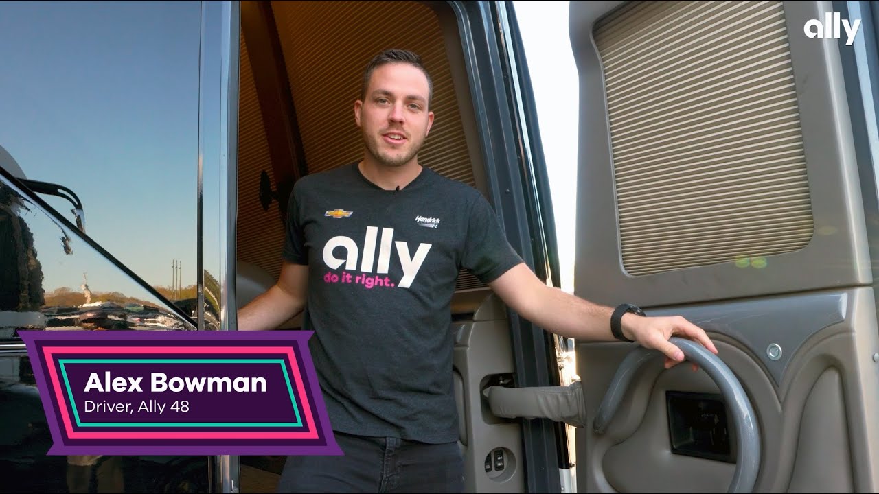 Inside Alex Bowman's bus - YouTube