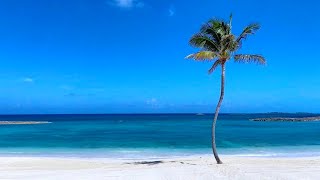 🌴 Tropical Beach Relaxing Ocean Ambience [Atlantis Paradise Island]