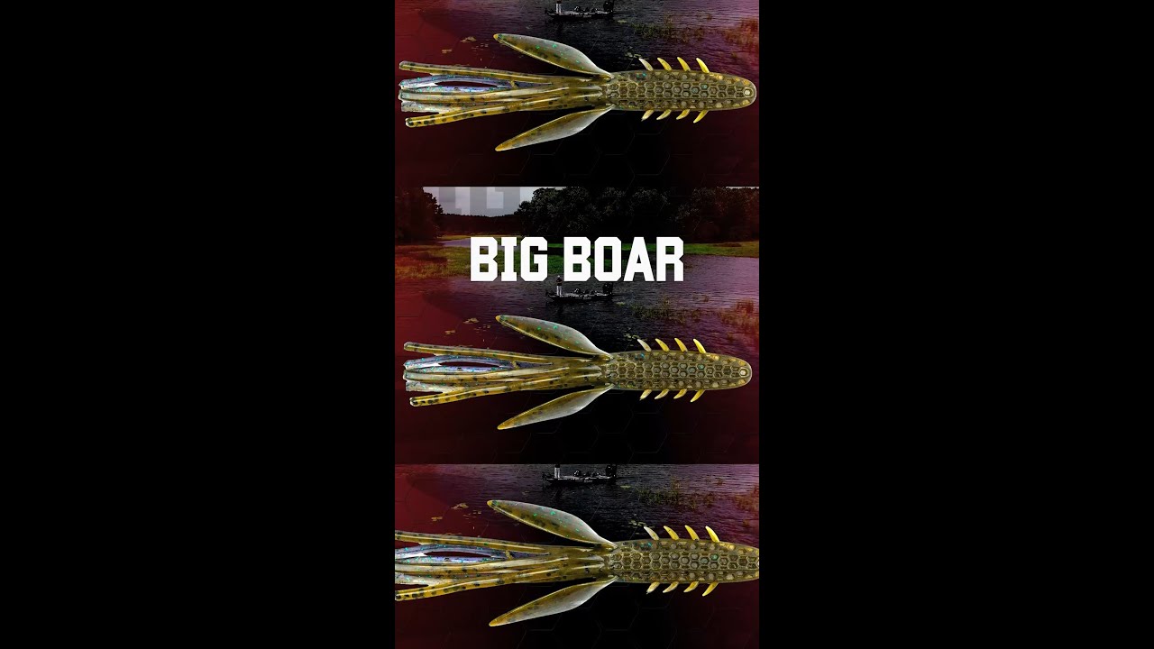 NetBait HekTek Big Boar- A Tube/Creature bait hybrid!