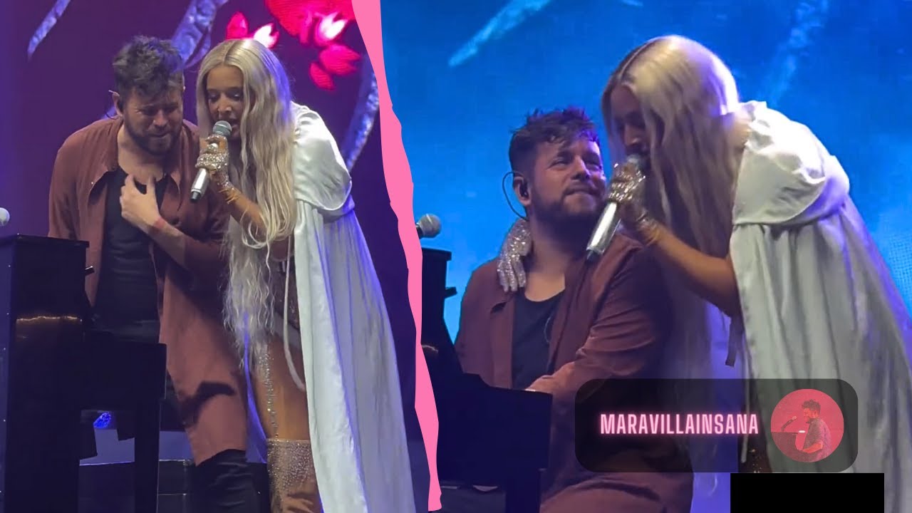 Lola Índigo y Pablo López cantan Dragón en el cierre de gira