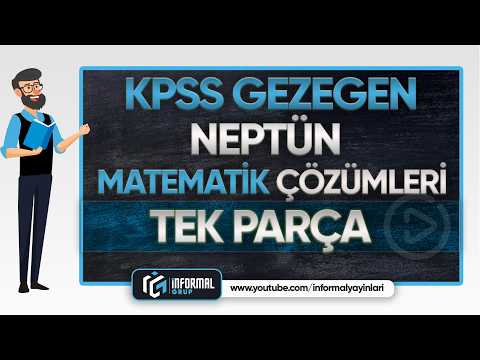 KPSS Gezegen Matematik Soruları ve Çözümleri | NEPTÜN
