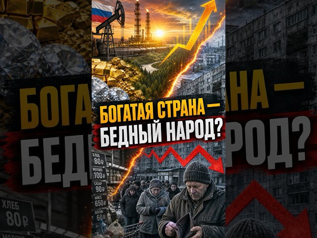 Почему ресурсы России не делают россиян богаче #новости #политика #экономика #кризис