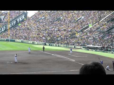 2013 4/14 阪神対横浜　1回表　藤浪投手