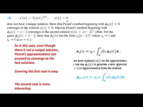 Picard's theorem LSA