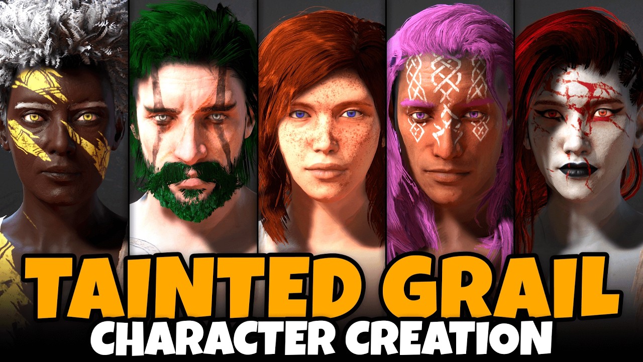 Tainted Grail: The Fall of Avalon 1.0 – Character Creation (Male & Female, Classes & Customization)
