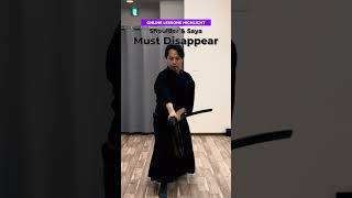 Make Your Shoulder Disappear #katana #onlinelessons