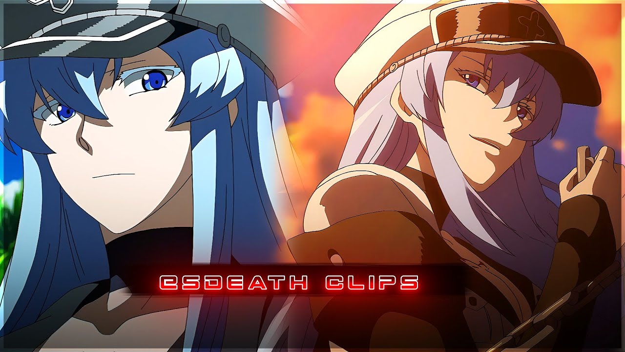 Esdeath Scenes 4K | Akame ga Kill Clips | Scene Pack