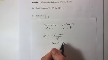 11b 2016 HSC Mathematics Exam Solution