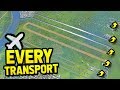 EVERY TRANSPORT TO WORK in CITIES SKYLINES