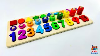 Counting & Numbers Educational Videos for Toddlers | Preschool Learning Activity, Toy Learning