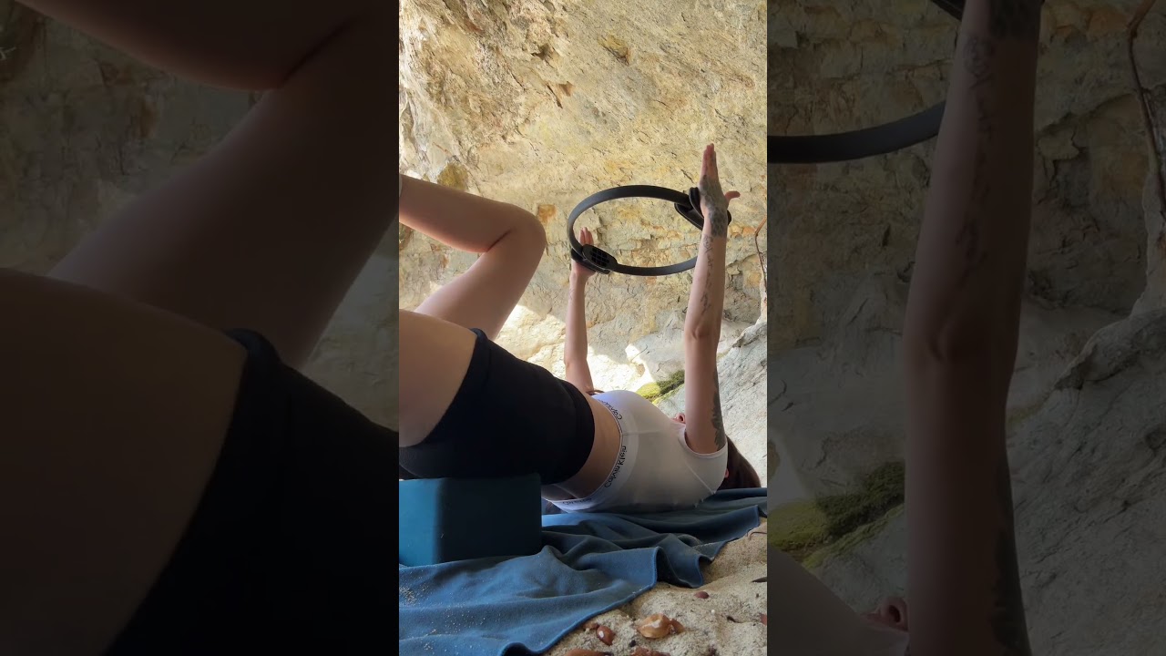 Workout tip  put a block under your lower back 