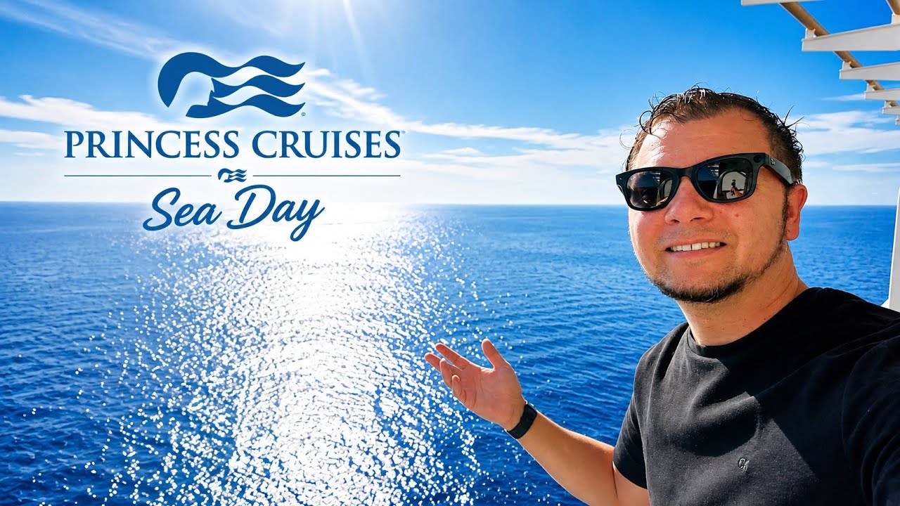Enchanted Princess cruise, day-7, Sea day. Shows, food, and new friends?