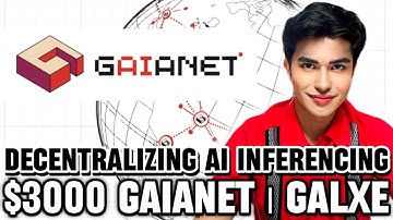 GAIANET AI INSTALL NODE TUTORIAL | $3000 GALXE EVENT CRYPTO