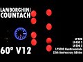 Lamborghini Countach 60º V12 firing order audiovisual demo (even) 1 7 5 11 3 9 6 12 2 8 4 10