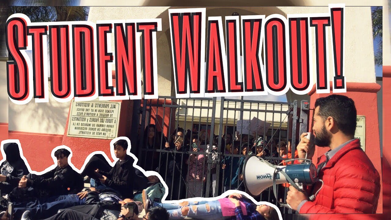 STUDENT WALKOUT PROTEST!!! (Haydock Middle School) YouTube