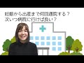 妊娠が分かってから、どれ位の頻度で産婦人科に通うことになるのか