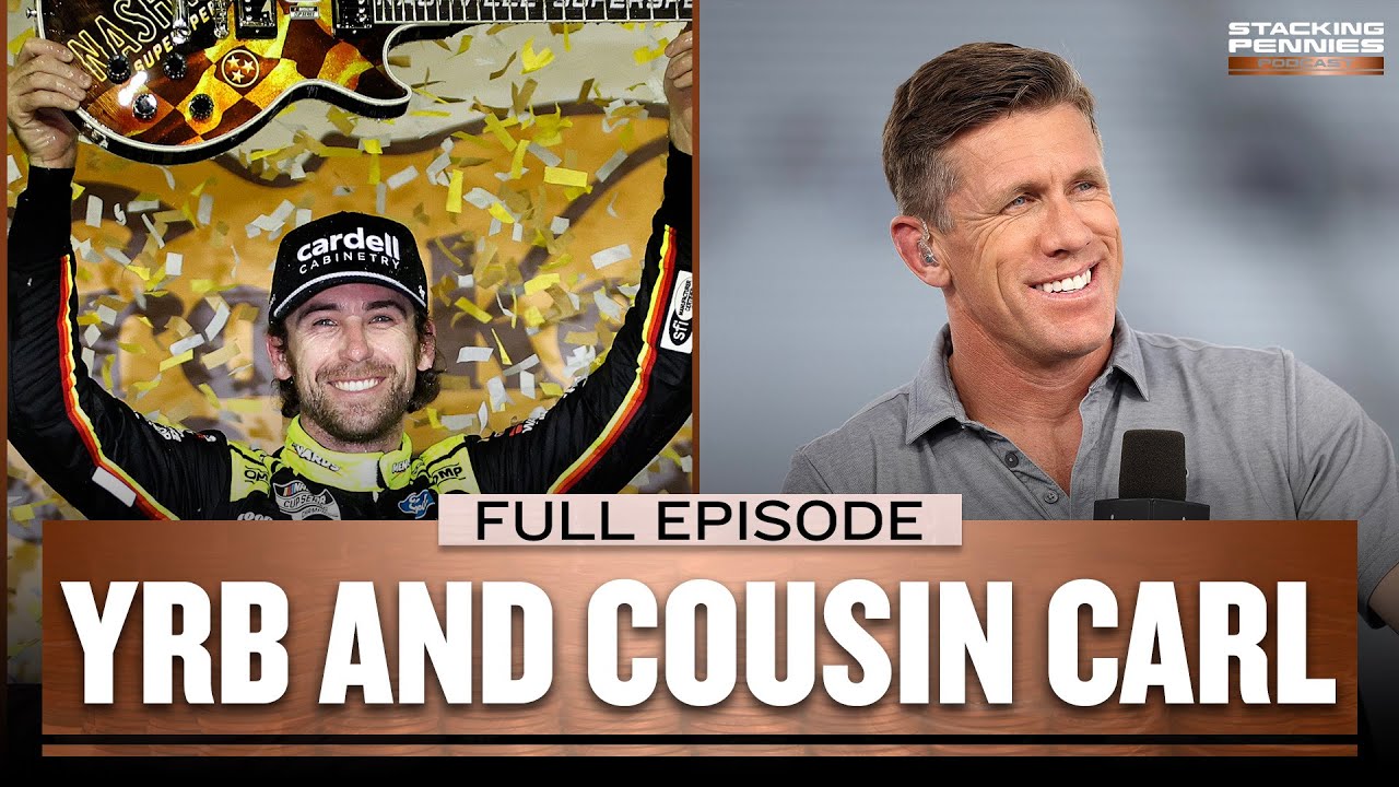Ryan Blaney Talks Nashville Win + Carl Edwards Calls In | NASCAR Stacking Pennies