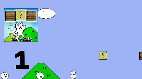 Cat Mario "Syobon Action" - Part 1 : Level 1 - 2 Full Gameplay