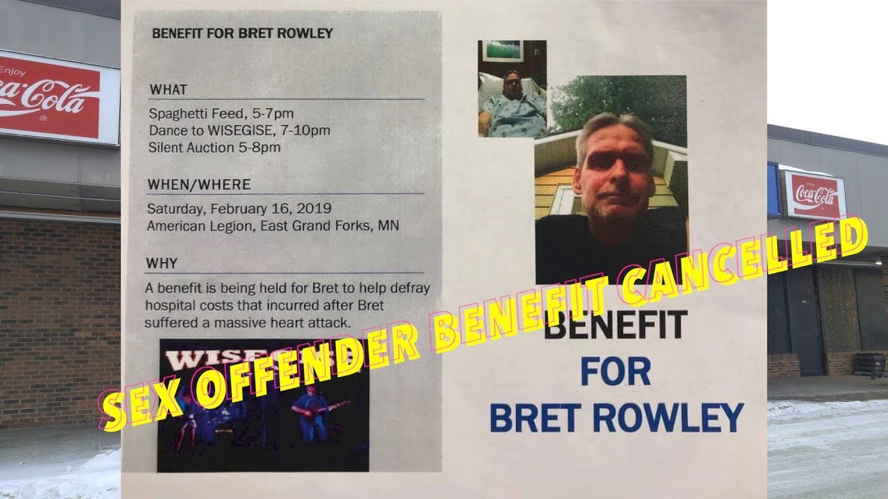East Grand Forks Benefit Dinner For Sex Offender Cancelled YouTube