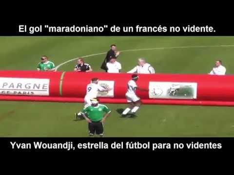 El gol de un francés Ciego (Maradoniano)