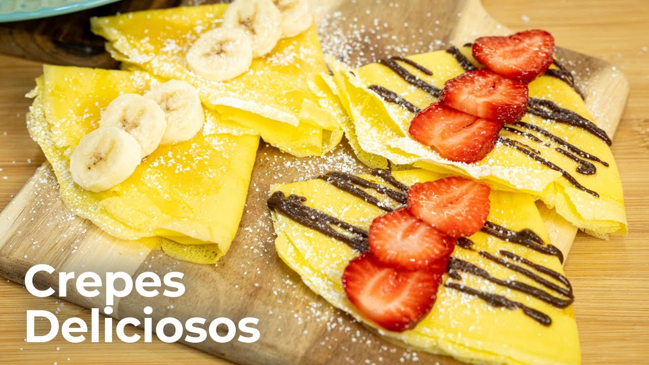 Estes Crepes SEM FARINHA são Deliciosos e Fáceis de Fazer! 😍✨