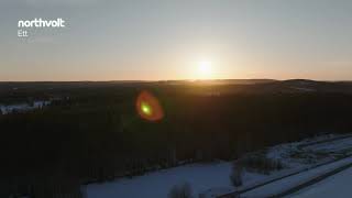 Northvolt Ett | Early spring sunset