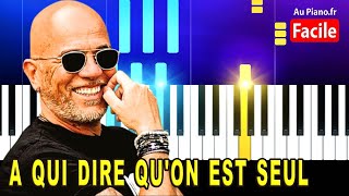 Video thumbnail of "Obispo A qui dire qu'on est seul"