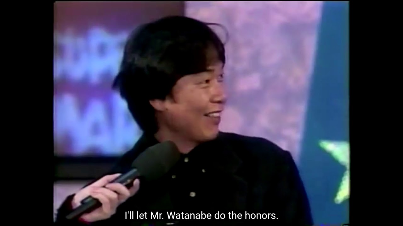 Nintendo spaceworld 1995 Nintendo 64 and miyamoto (Eng Sub)