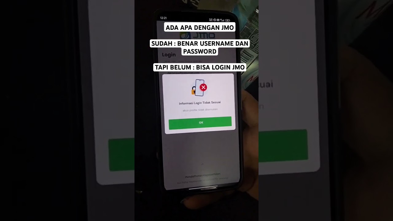 KETIKA TIDAK BISA LOGIN JMO BPJS KETENAGAKERJAAN