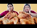 BUTTERFLY FRIED CHICKEN MUKBANG