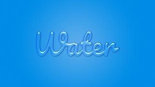 Water Text Effect in Photoshop