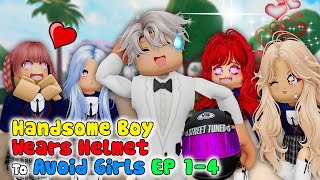 💖 HANDSOME Boy WON'T Show FACE In School EP 1-4 | Amanda Love Diaries