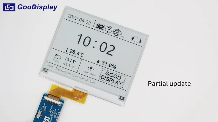ULTRA-FAST 4.2" E Ink Display! ⚡ World's Fast Refresh (1.5s) | UC8276 SPI | Low Power