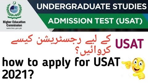 USAT Registration Method| How to apply for USAT 2021|Entry test Exam by HEC| USAT update 2021