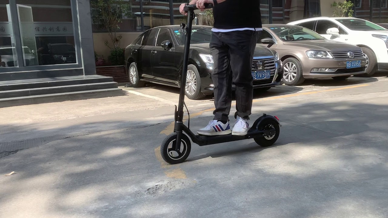 How to ride RND Escooter(foot accelerator)? YouTube
