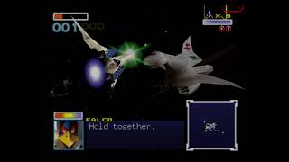 Star Fox 64 - Fox Helps Out His Teammates & They Get Worried About Him (Quotes)(All Range Mode)