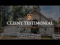 Custom Wood Barn in Fall City, WA | Client Testimonial