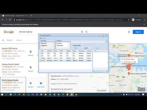 Google Businesses Data Scraping Bot 2020 Version