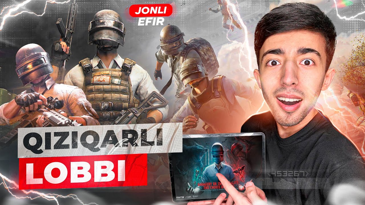 QIZIQARLI LOBBI QILAMIZ - SHORTs STRIM🔥PUBG MOBILE!!!