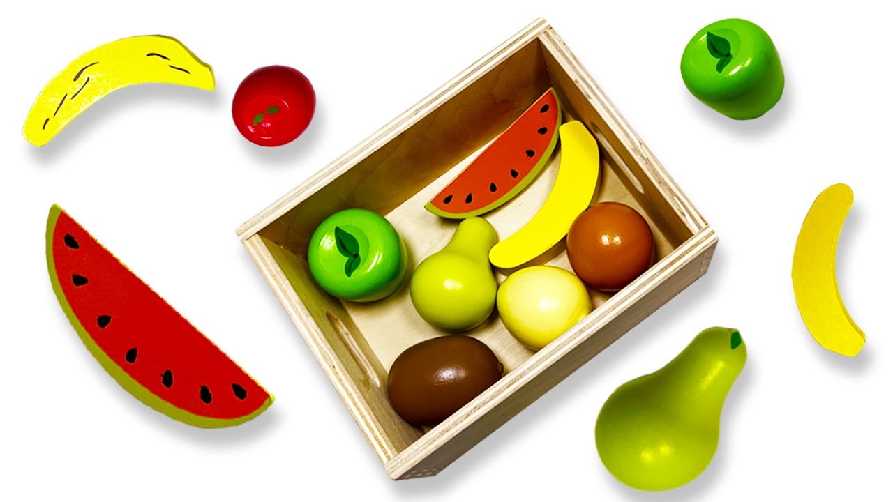 Wooden Fruits and Vegetables Toys for kids YouTube