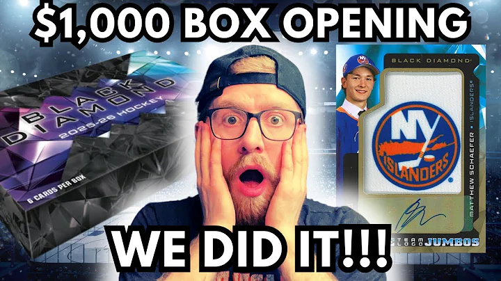 HUGE HITS!! Stacked 25-26 Black Diamond Box Opening