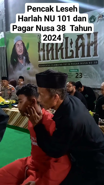 Pencak Dor Dalam Rangka Harlah Nu 101 dan Pagar Nusa 38