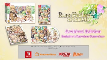 Rune Factory 4 Special - Release Date Trailer [NINTENDO SWITCH]